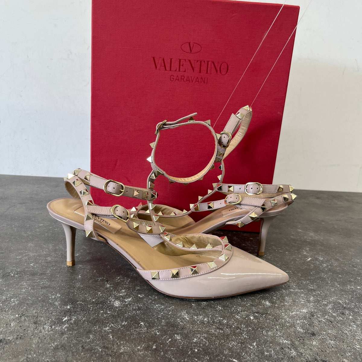 Women's Rockstud Heels Nude Size UK 6.5 / EU 39.5 - Photo 11