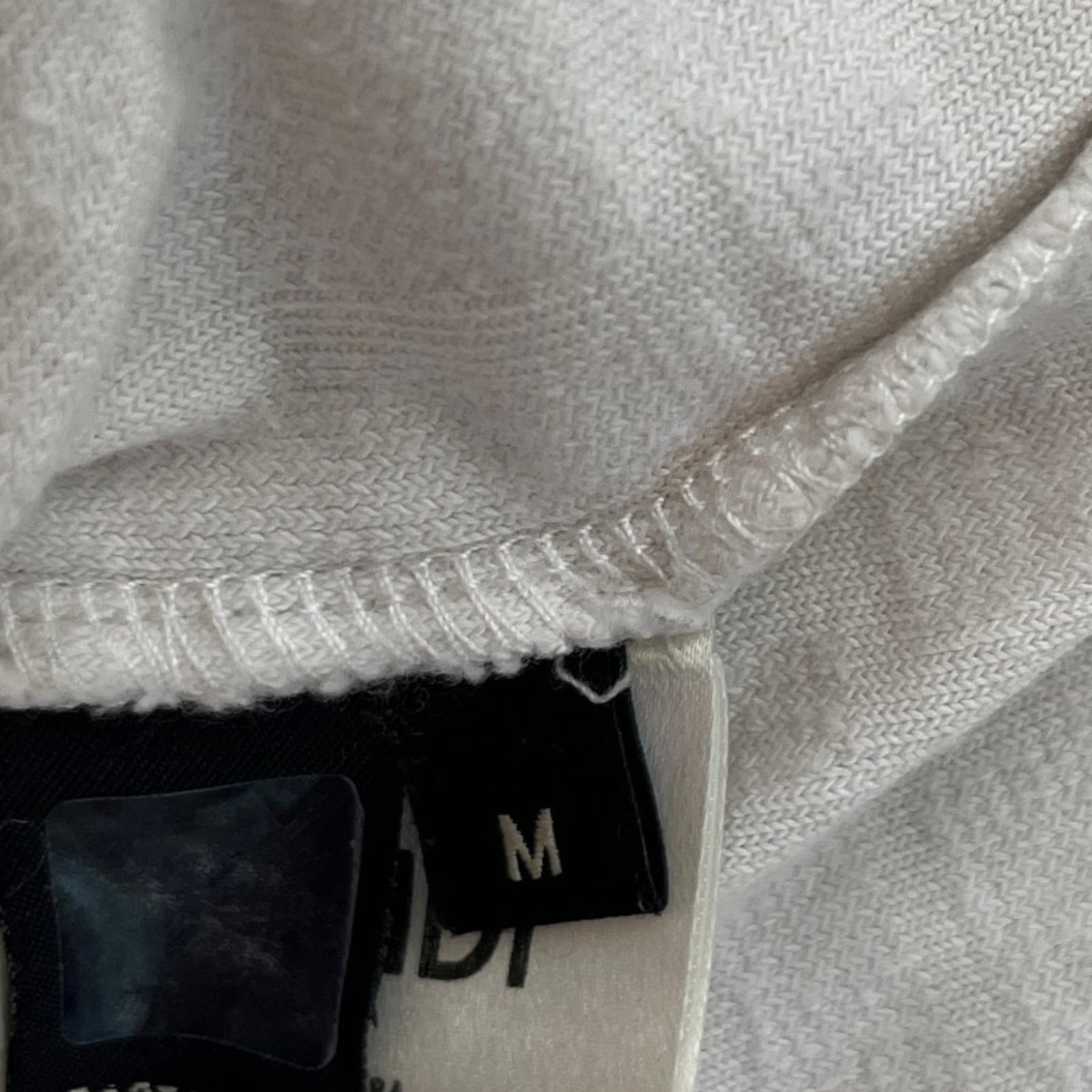 Men's Ff Monogram Terry T-Shirt White Size M - Photo 6