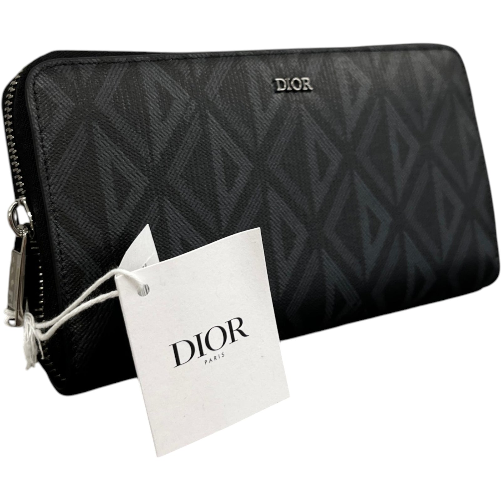 Men's Cd Diamond Wallet Grey - Photo 3