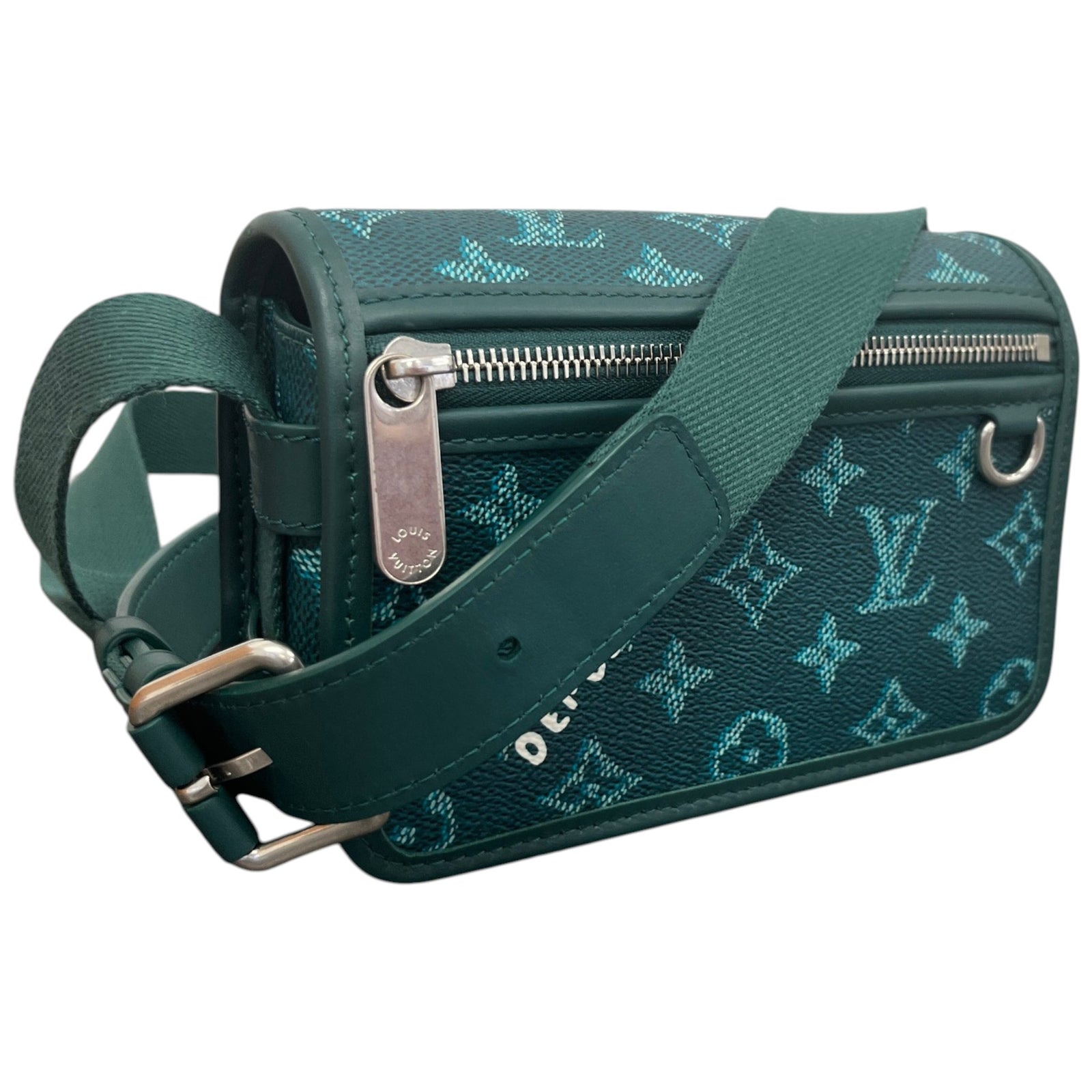 Men's Monogram Heritage Bosphore Wearable Wallet Messenger Bag Green - Photo 4