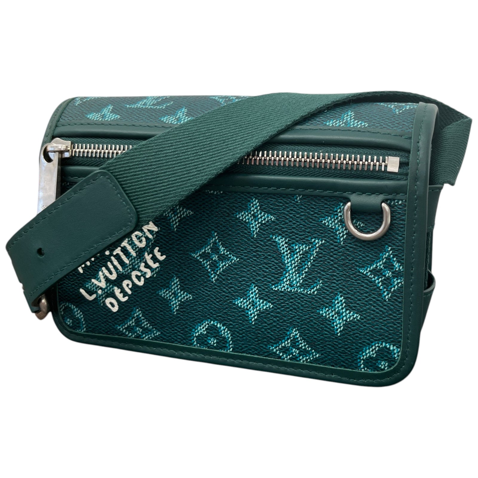 Men's Monogram Heritage Bosphore Wearable Wallet Messenger Bag Green - Photo 5