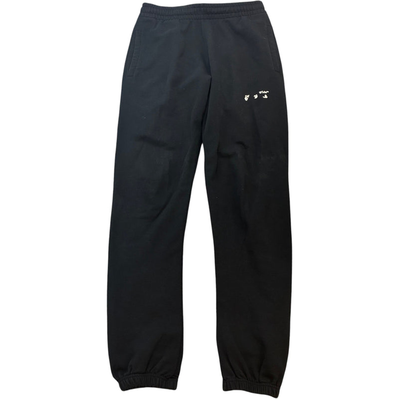 Men's Logo Print Joggers Black Size S / W30