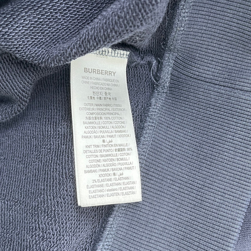 Men's Logo Print Hoodie Navy Size L