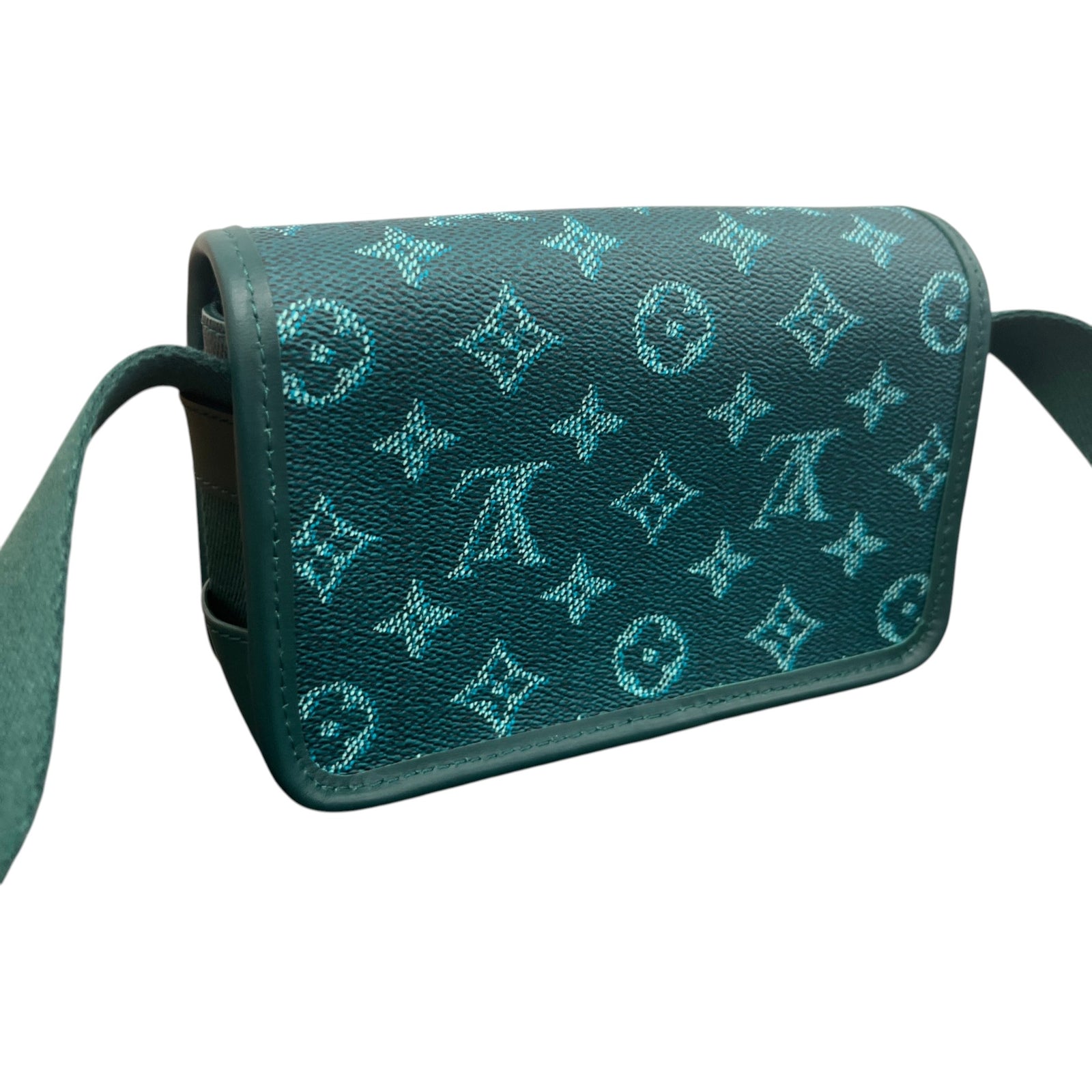 Men's Monogram Heritage Bosphore Wearable Wallet Messenger Bag Green - Photo 8