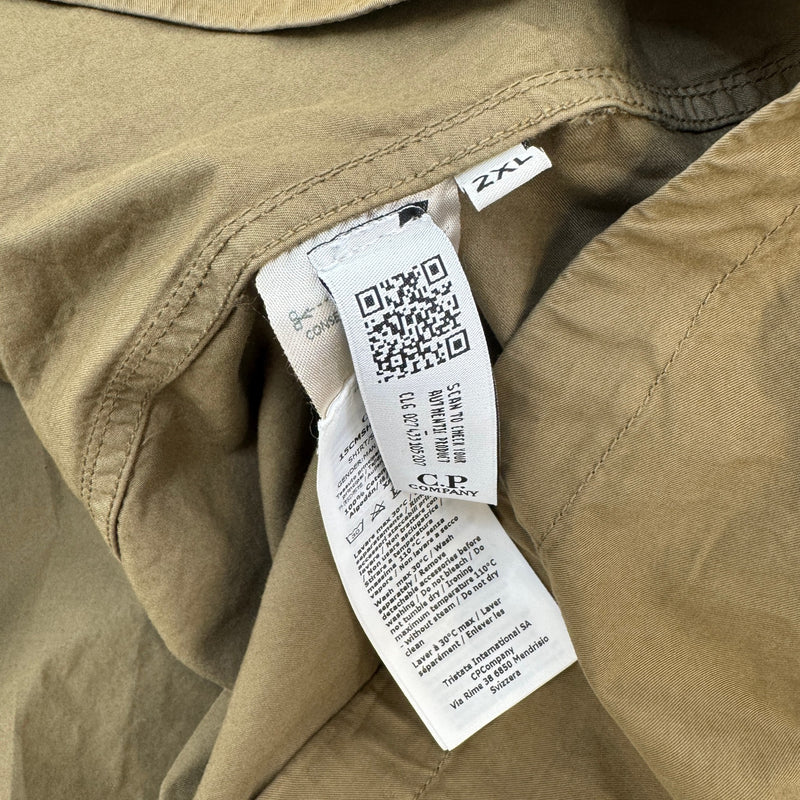 Men's Utility Shirt Khaki Size XXL