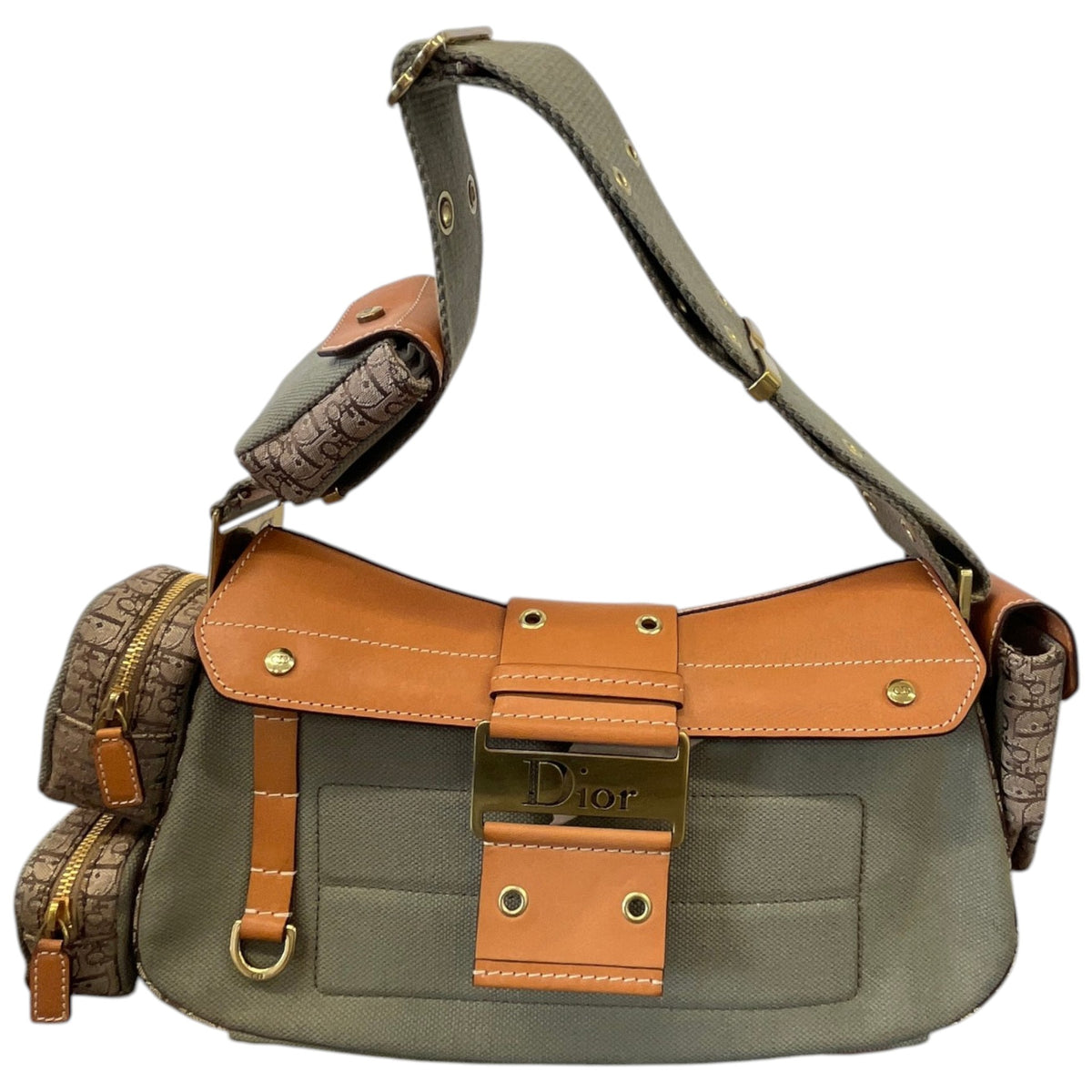 Women's Vintage Street Chic Columbus Handbag Khaki - Photo 1