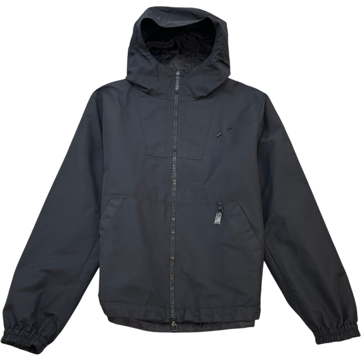 Men's Reversible Monogram Windbreaker Black Size IT 48 / M - Photo 1