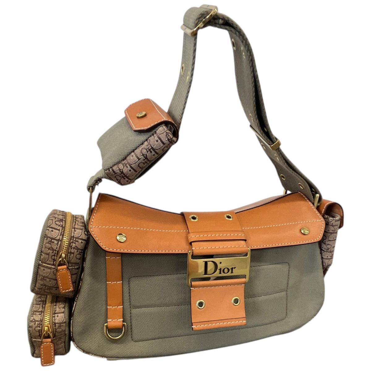 Women's Vintage Street Chic Columbus Handbag Khaki - Photo 4