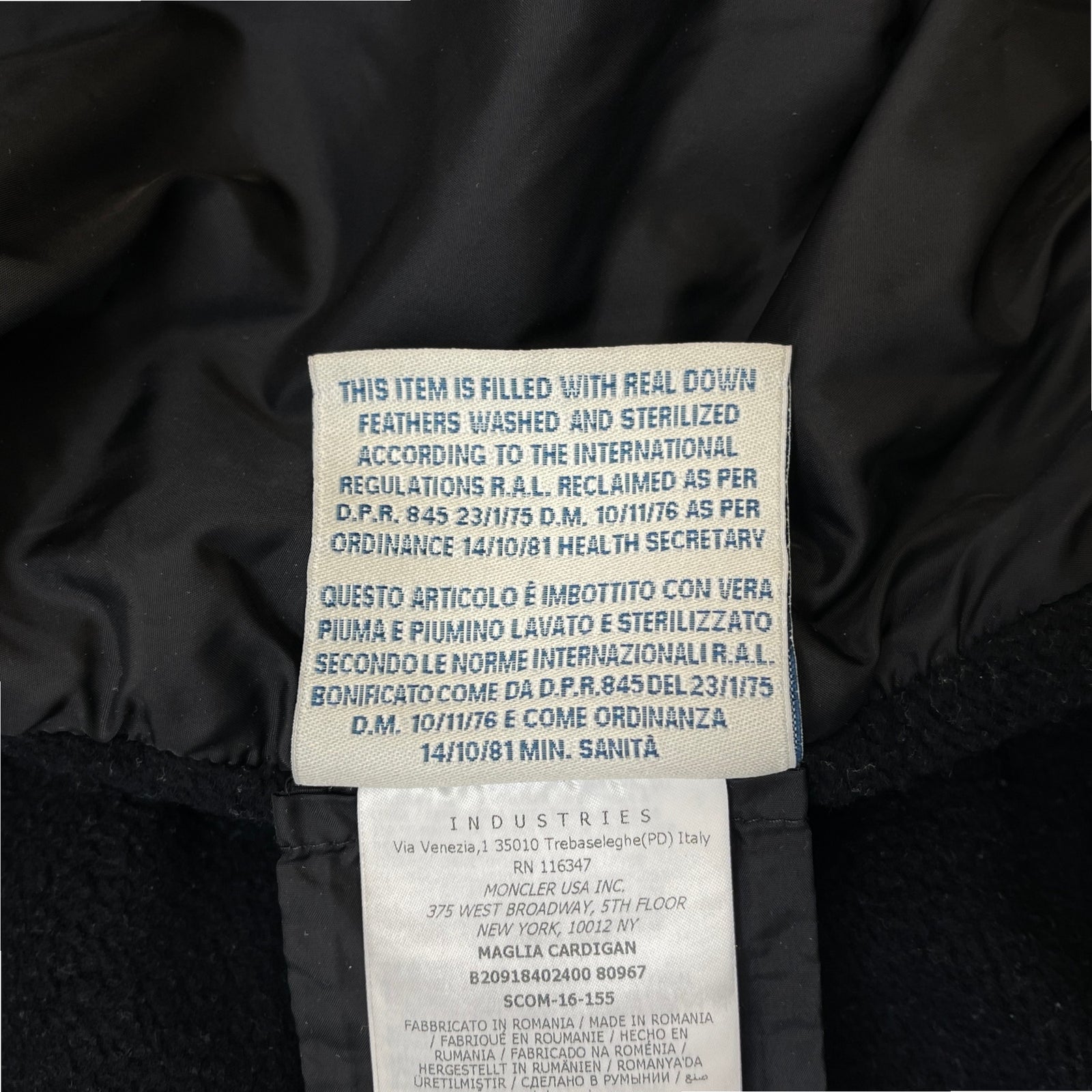Women's Maglia Cardigan Jacket Black Size M - Photo 9