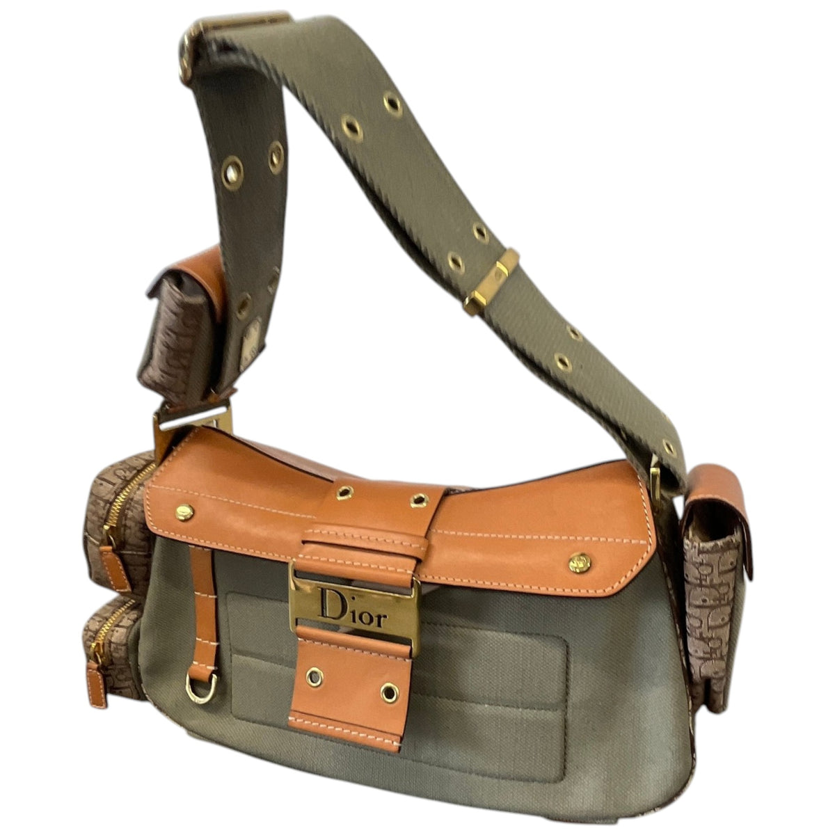 Women's Vintage Street Chic Columbus Handbag Khaki - Photo 5