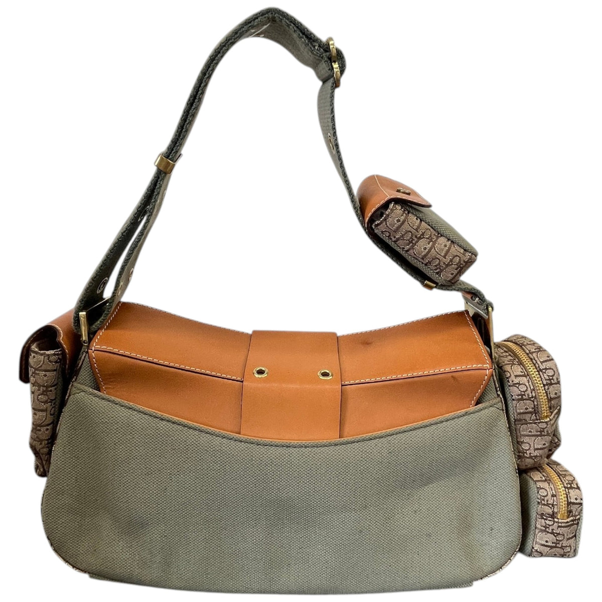 Women's Vintage Street Chic Columbus Handbag Khaki - Photo 6