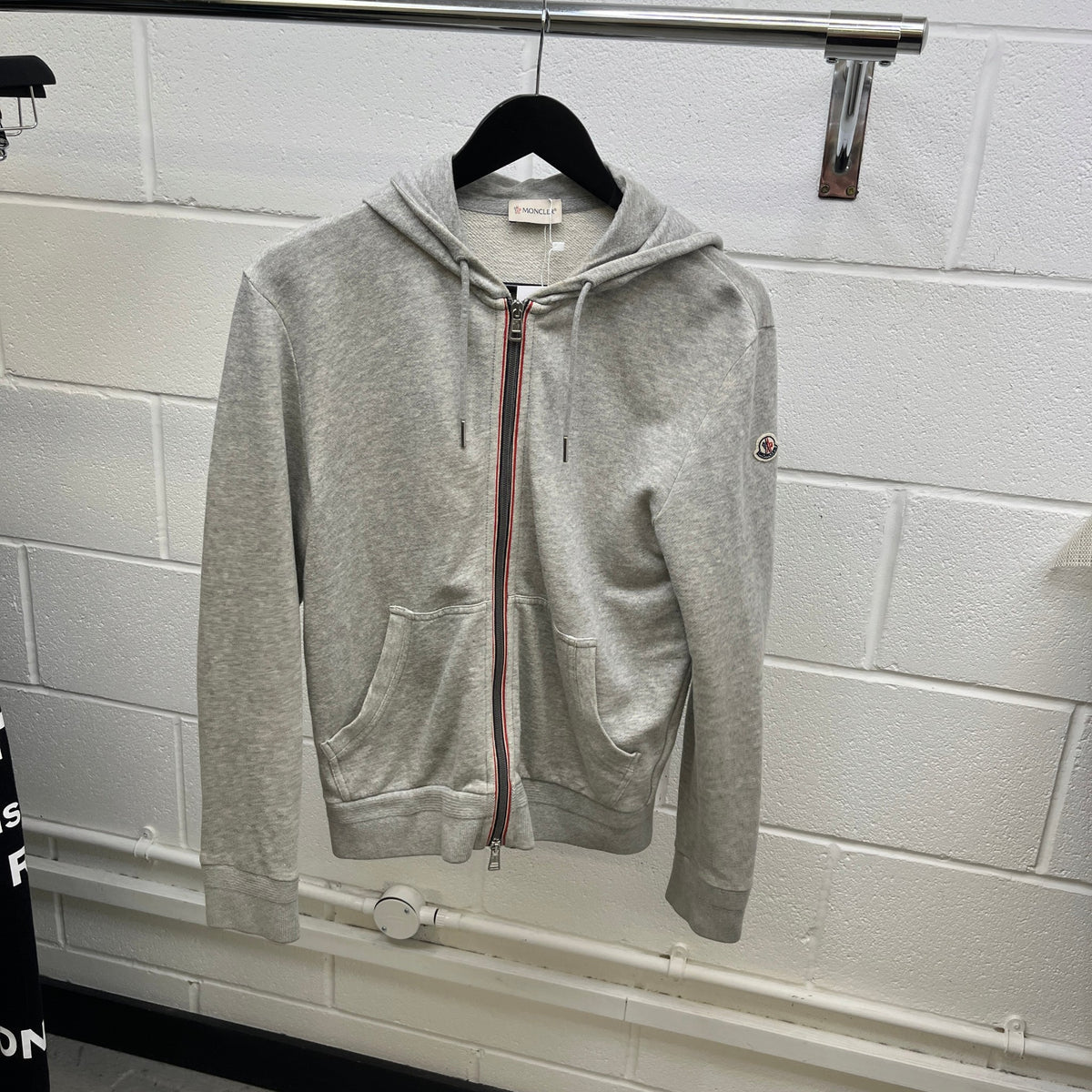 Men's Maglia Cardigan Hoodie Grey Size M - Photo 10
