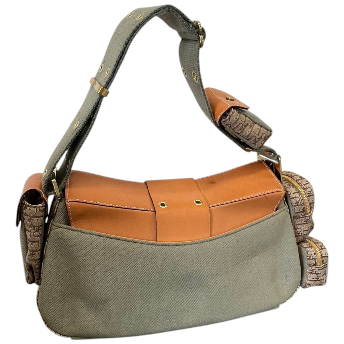 Women's Vintage Street Chic Columbus Handbag Khaki - Photo 10