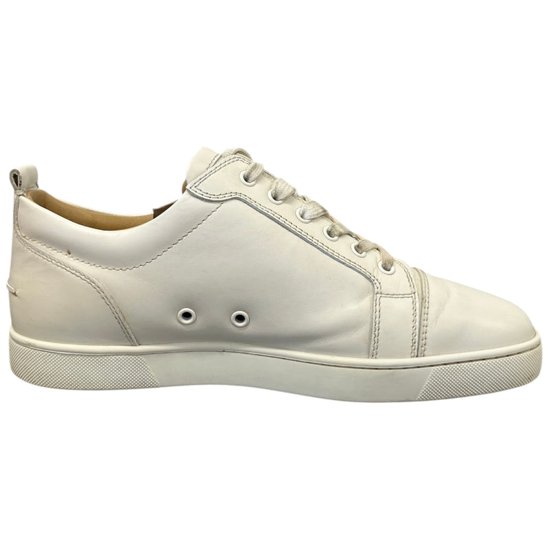 Men's Louis Junior Low Trainers Cream Size 9