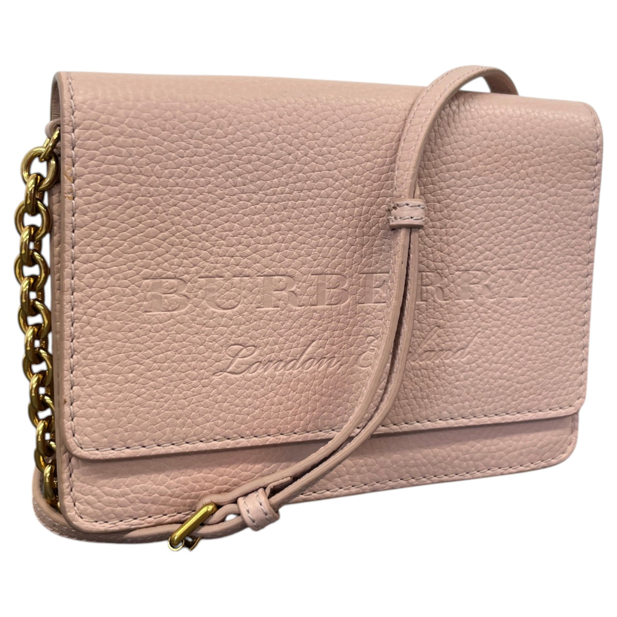 Women's Embossed Logo Crossbody Bag Pink - Photo 4