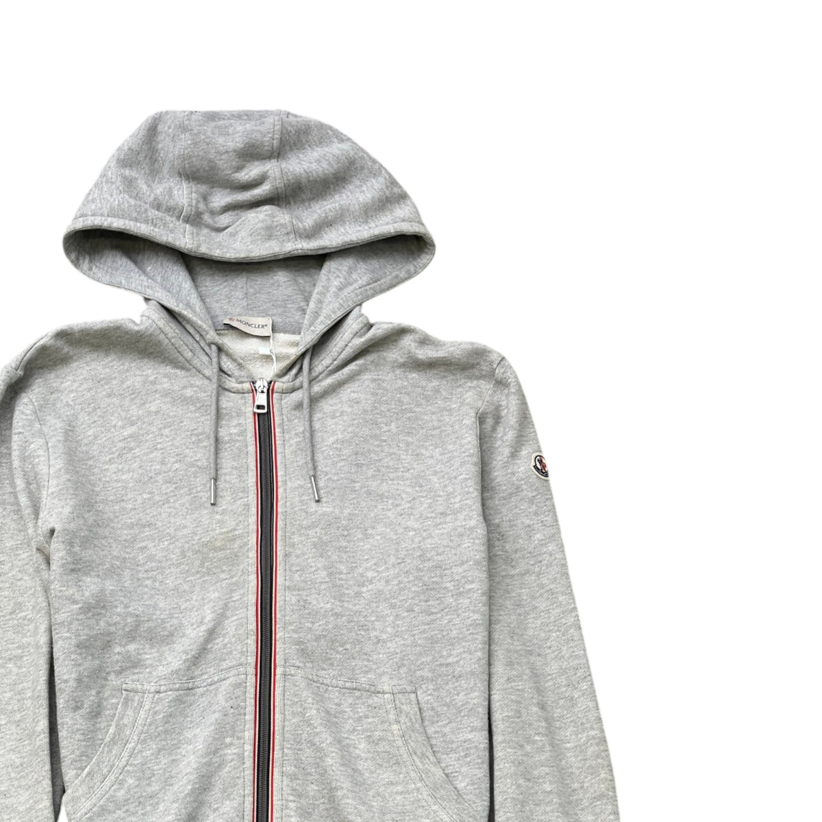 Men's Maglia Cardigan Hoodie Grey Size M - Photo 3