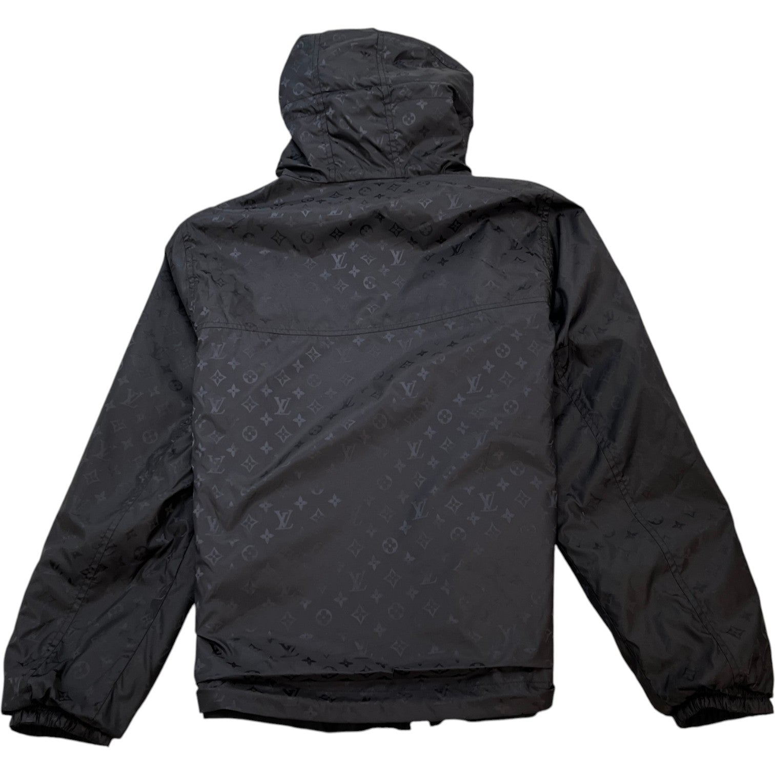 Men's Reversible Monogram Windbreaker Black Size IT 48 / M - Photo 4