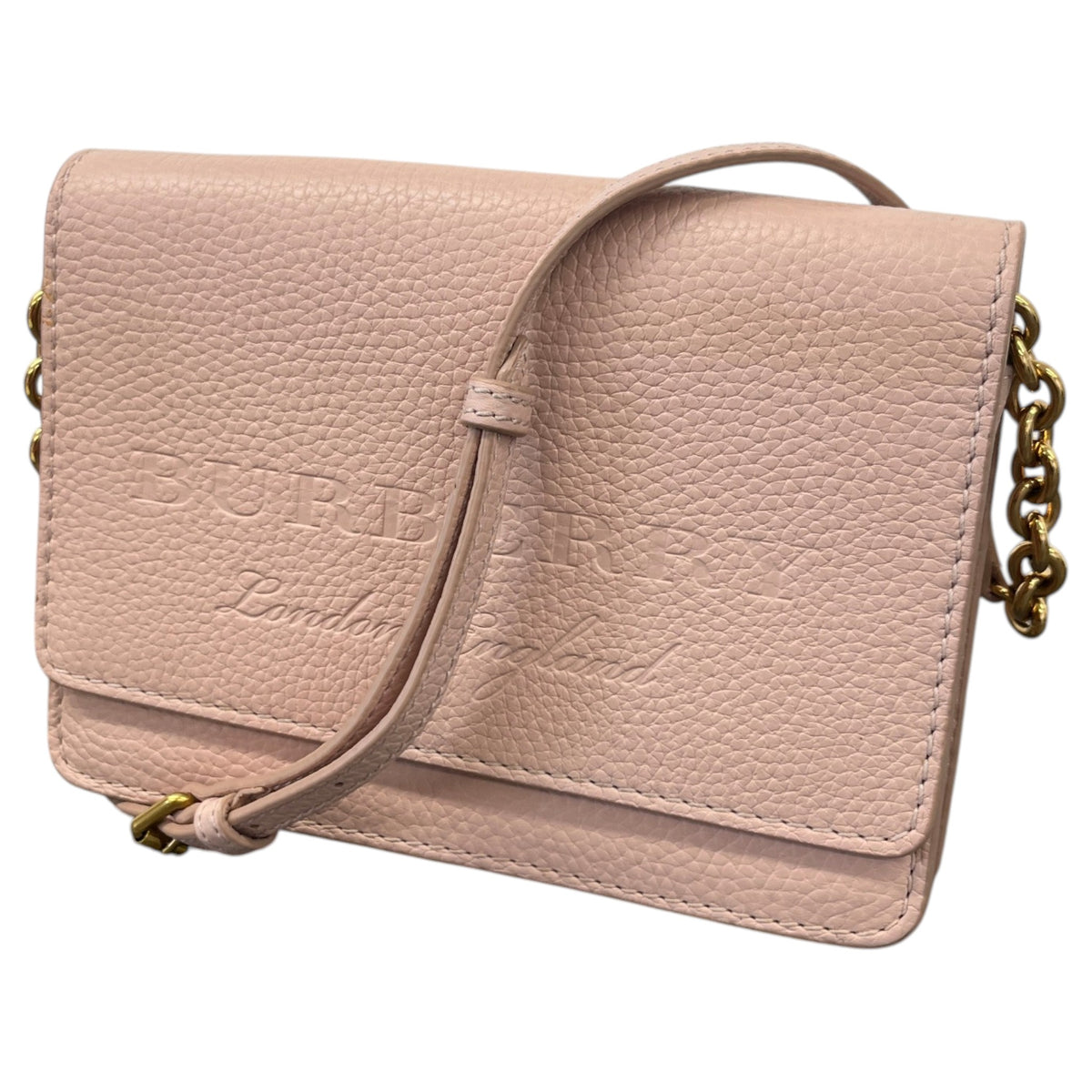 Women's Embossed Logo Crossbody Bag Pink - Photo 5