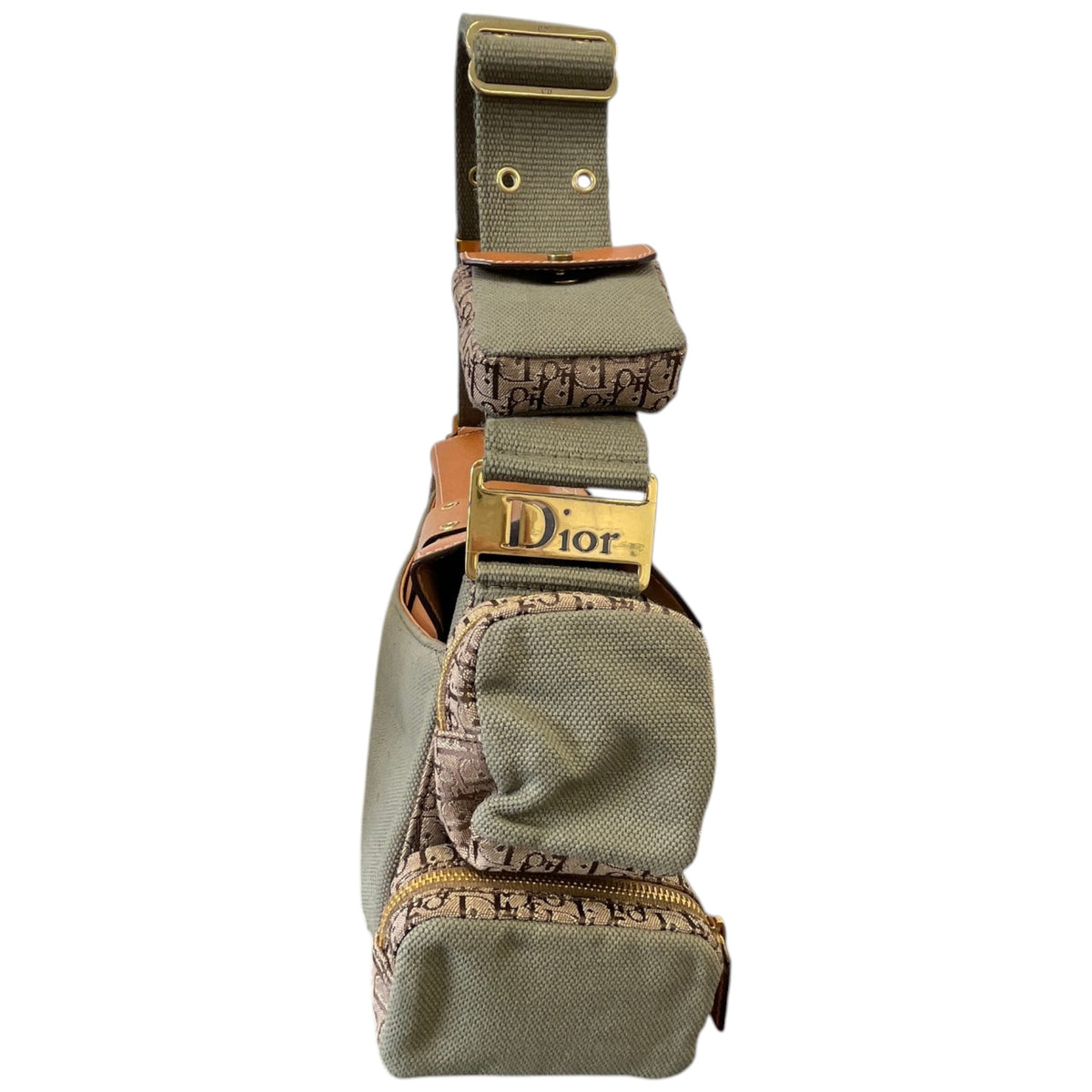 Women's Vintage Street Chic Columbus Handbag Khaki - Photo 7