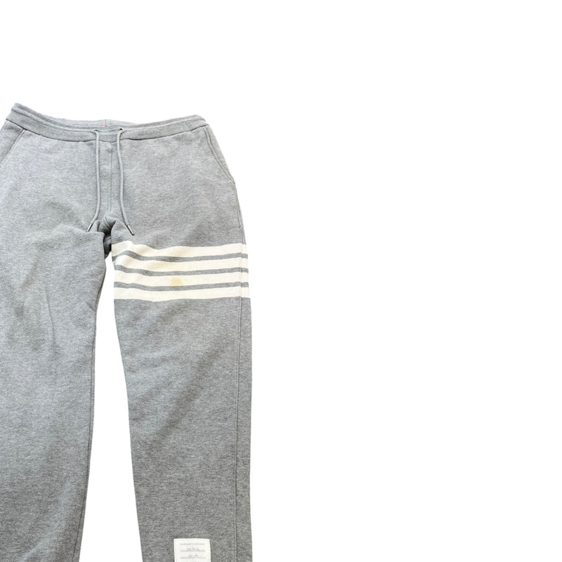 Men's Stripe Logo Joggers Grey Size M