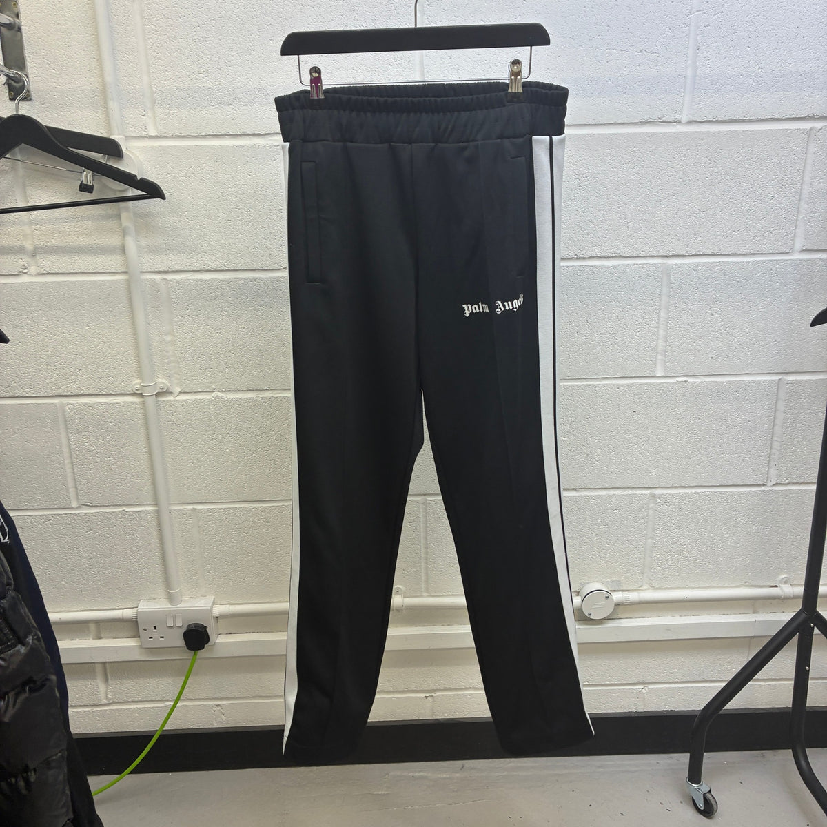 Men's Logo Print Track Joggers Black Size M / W32 - Photo 8
