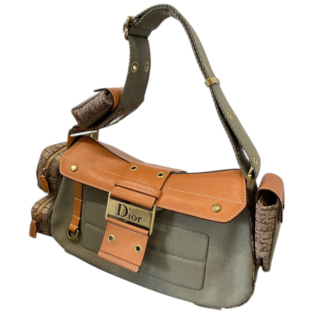 Women's Vintage Street Chic Columbus Handbag Khaki - Photo 11