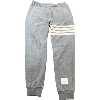 Men's Stripe Logo Joggers Grey Size M / W32