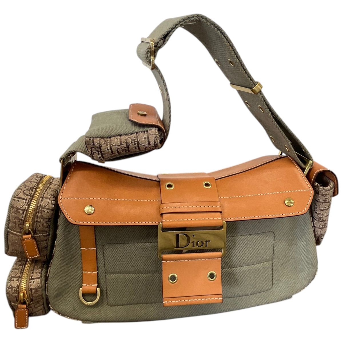 Women's Vintage Street Chic Columbus Handbag Khaki - Photo 12