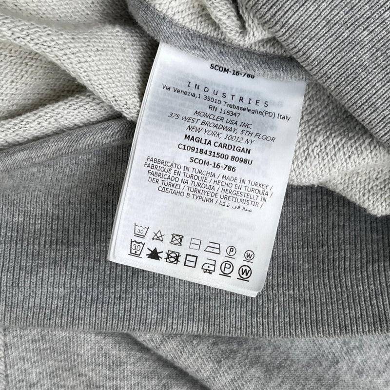 Men's Maglia Cardigan Hoodie Grey Size M