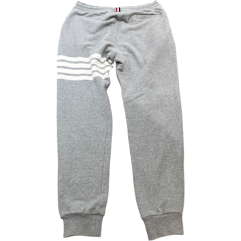 Men's Stripe Logo Joggers Grey Size M