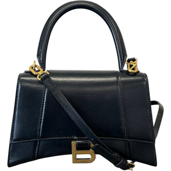 Women's Hourglass Medium Handbag Black