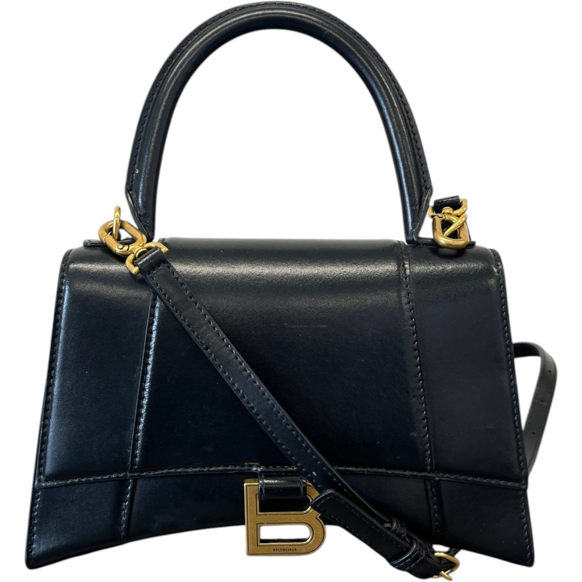 Women's Hourglass Medium Handbag Black - Photo 1
