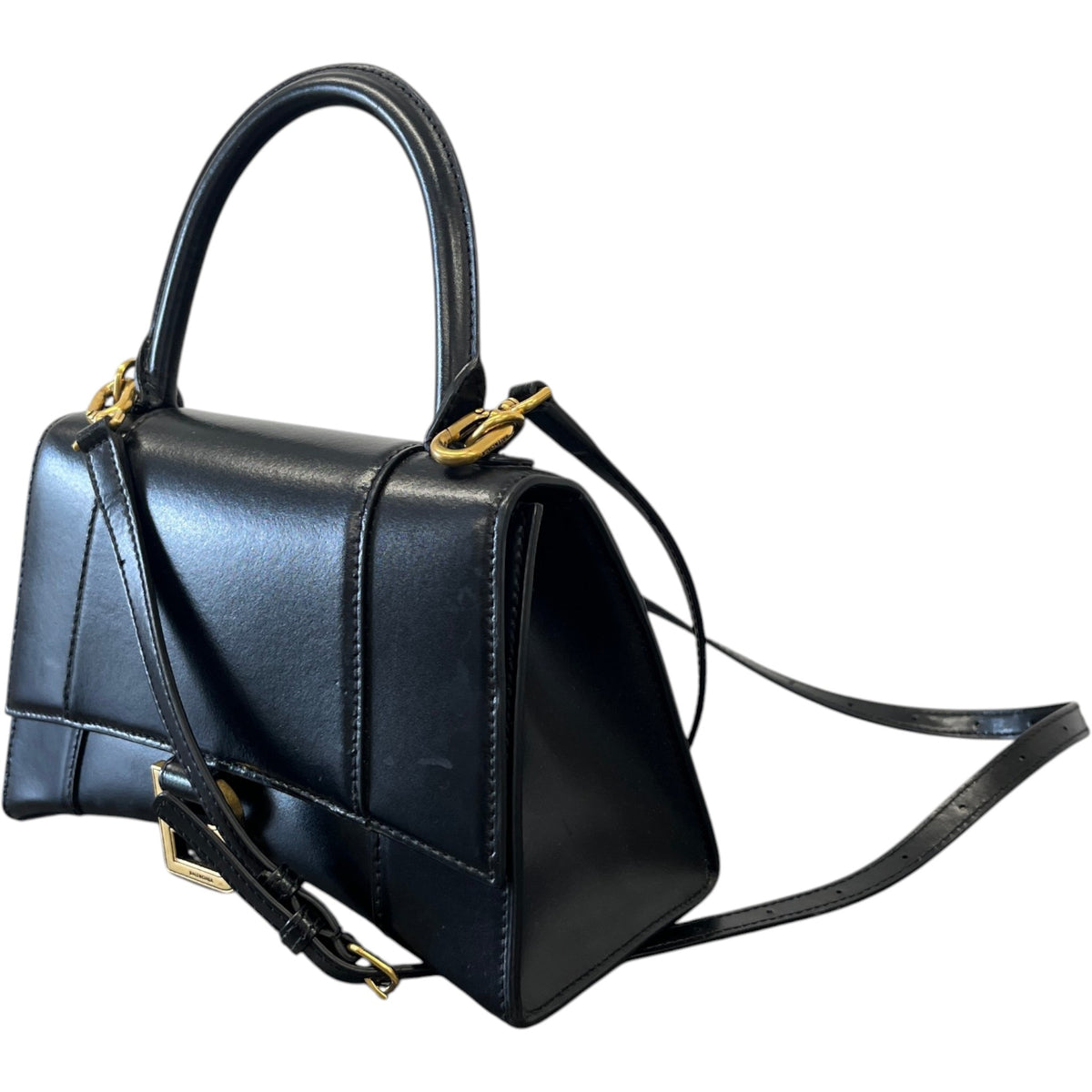 Women's Hourglass Medium Handbag Black - Photo 2