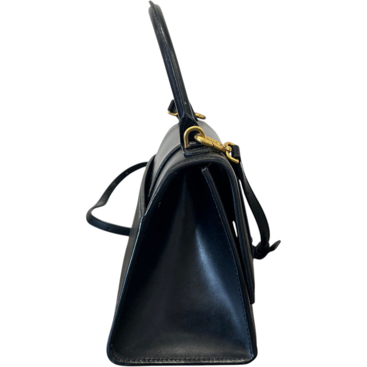 Women's Hourglass Medium Handbag Black - Photo 4
