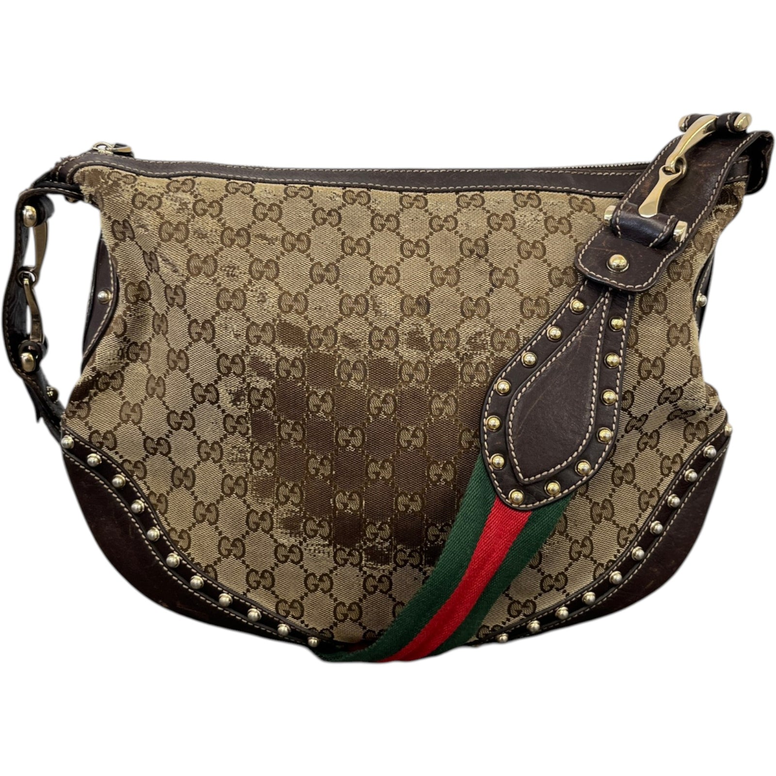 Women's Gg Supreme Pelham Hobo Bag Beige - Photo 1