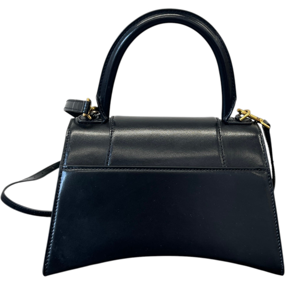 Women's Hourglass Medium Handbag Black - Photo 5
