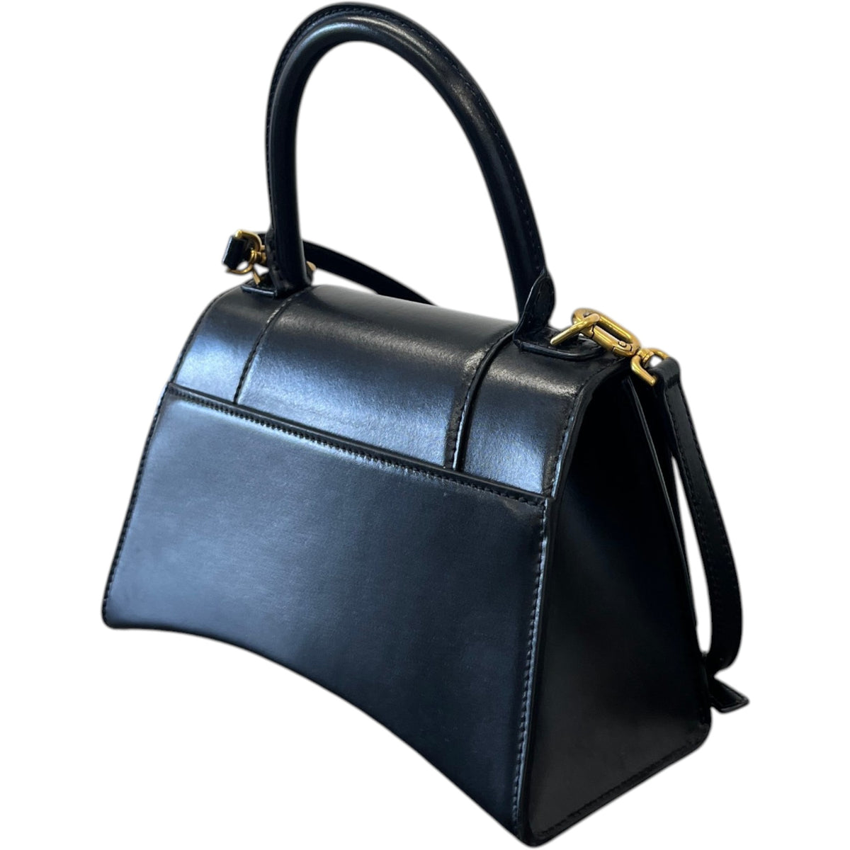Women's Hourglass Medium Handbag Black - Photo 6