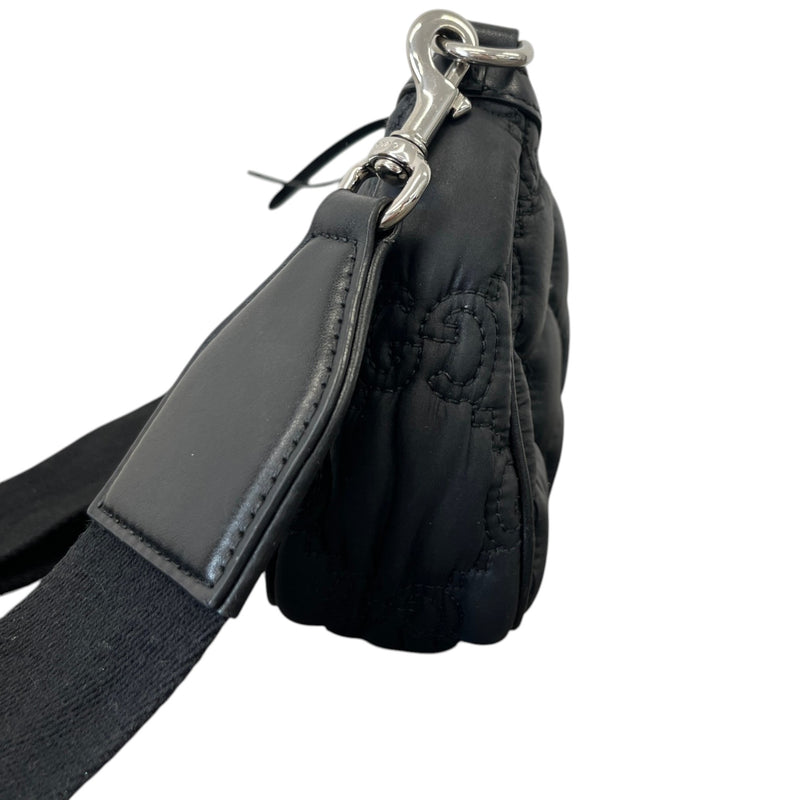 Women's Small GG Matelassé Crossbody Bag Black