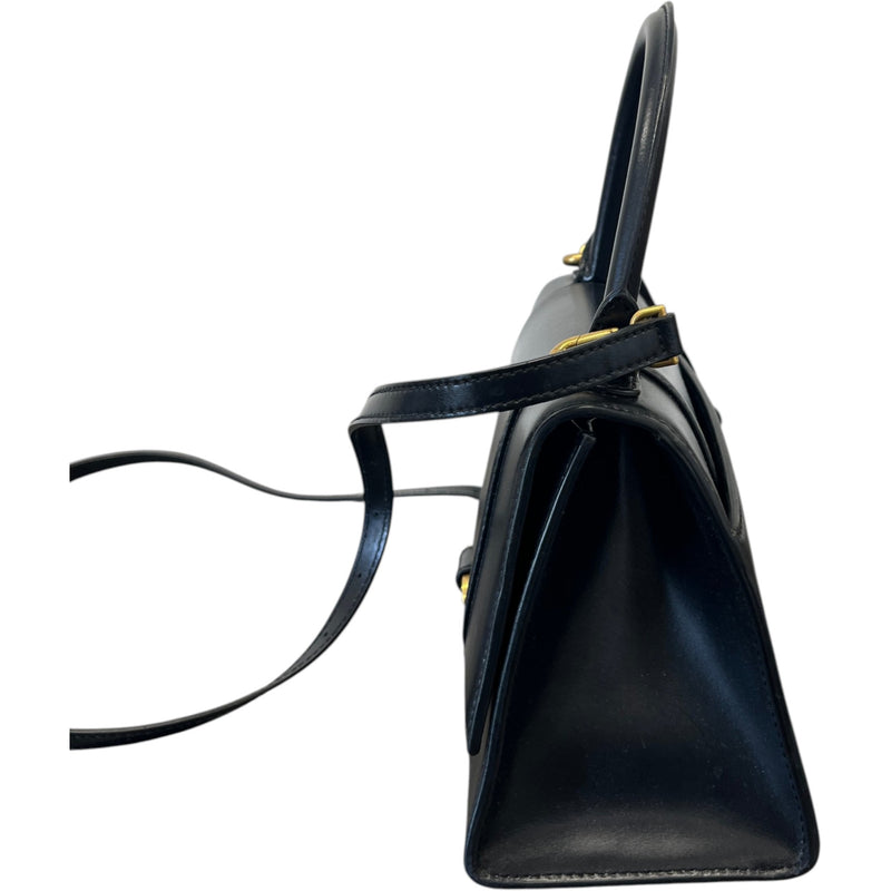 Women's Hourglass Medium Handbag Black