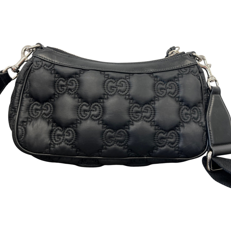 Women's Small GG Matelassé Crossbody Bag Black