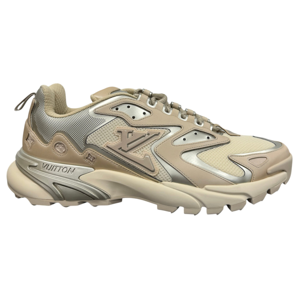 Men's LV Runner Tatic Low Trainers Beige Size UK 10.5 / EU 44.5 - Photo 1