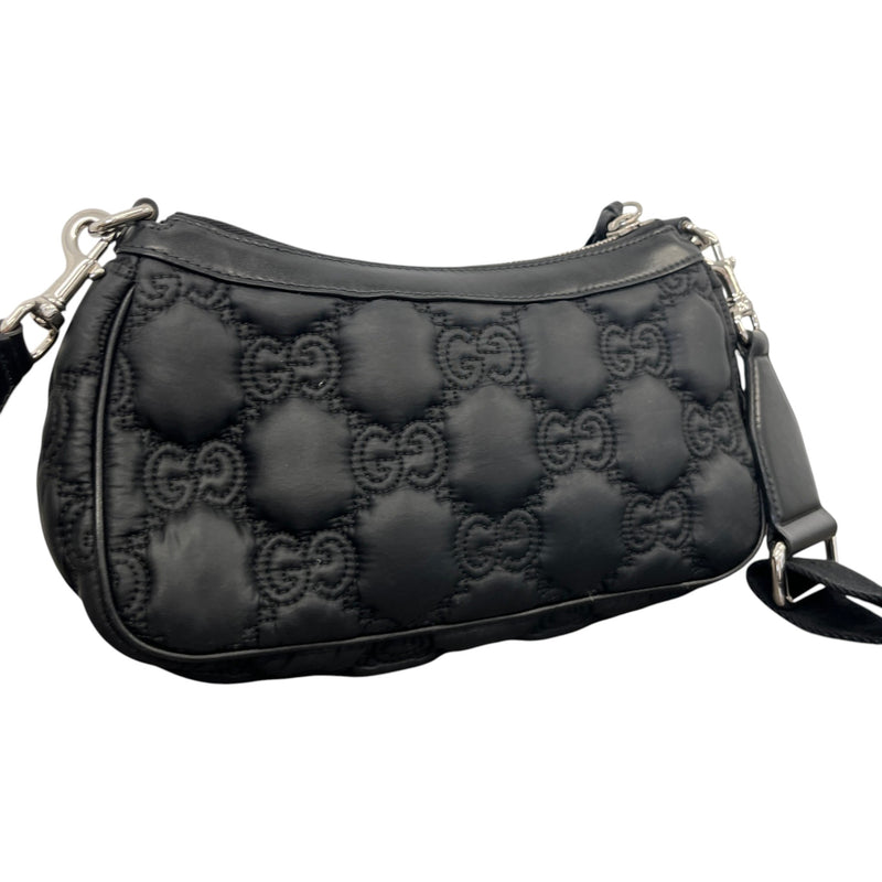 Women's Small GG Matelassé Crossbody Bag Black