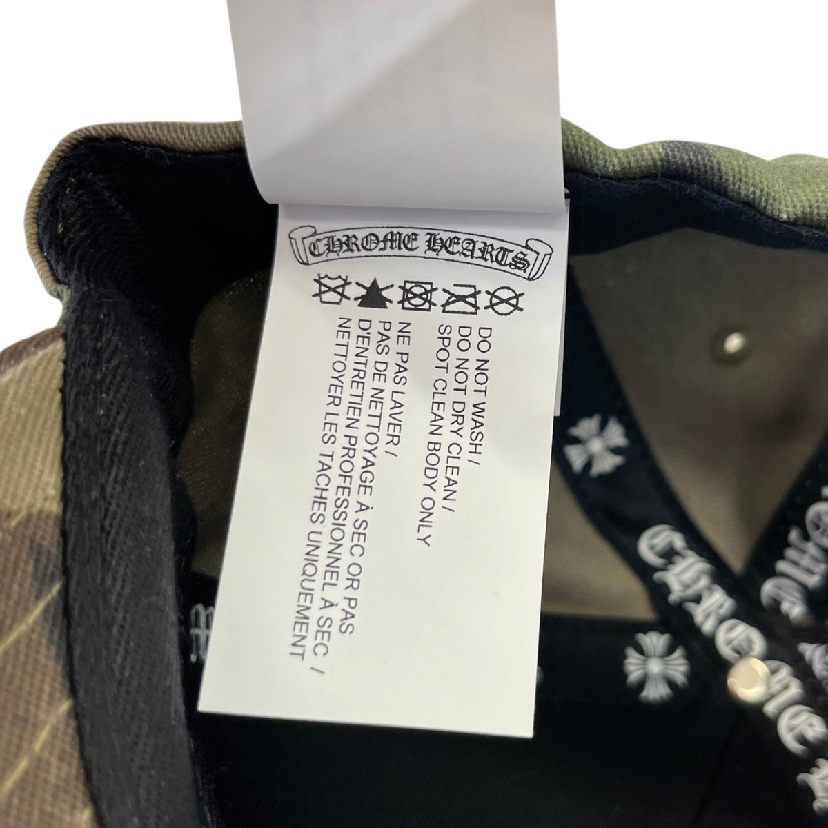 Men's Embroidered Logo Camo Cap Khaki - Photo 9