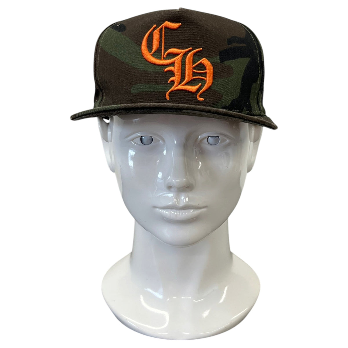 Men's Embroidered Logo Camo Cap Khaki - Photo 2