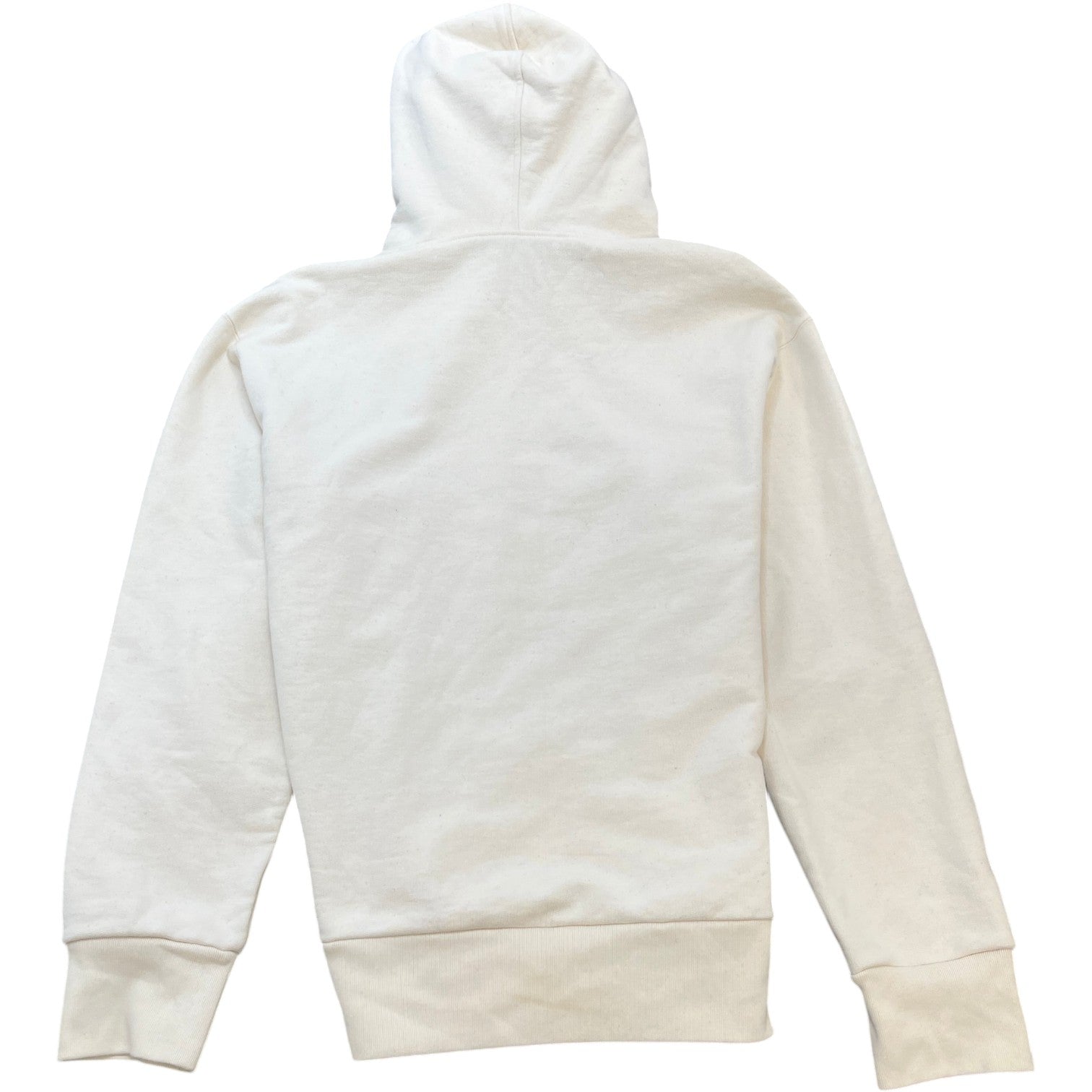 Gucci Men's Logo Print Hoodie Cream Size L - Photo 2