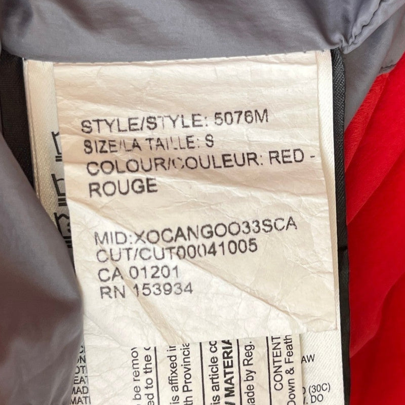 Men's Armstrong Down Jacket Red Size S