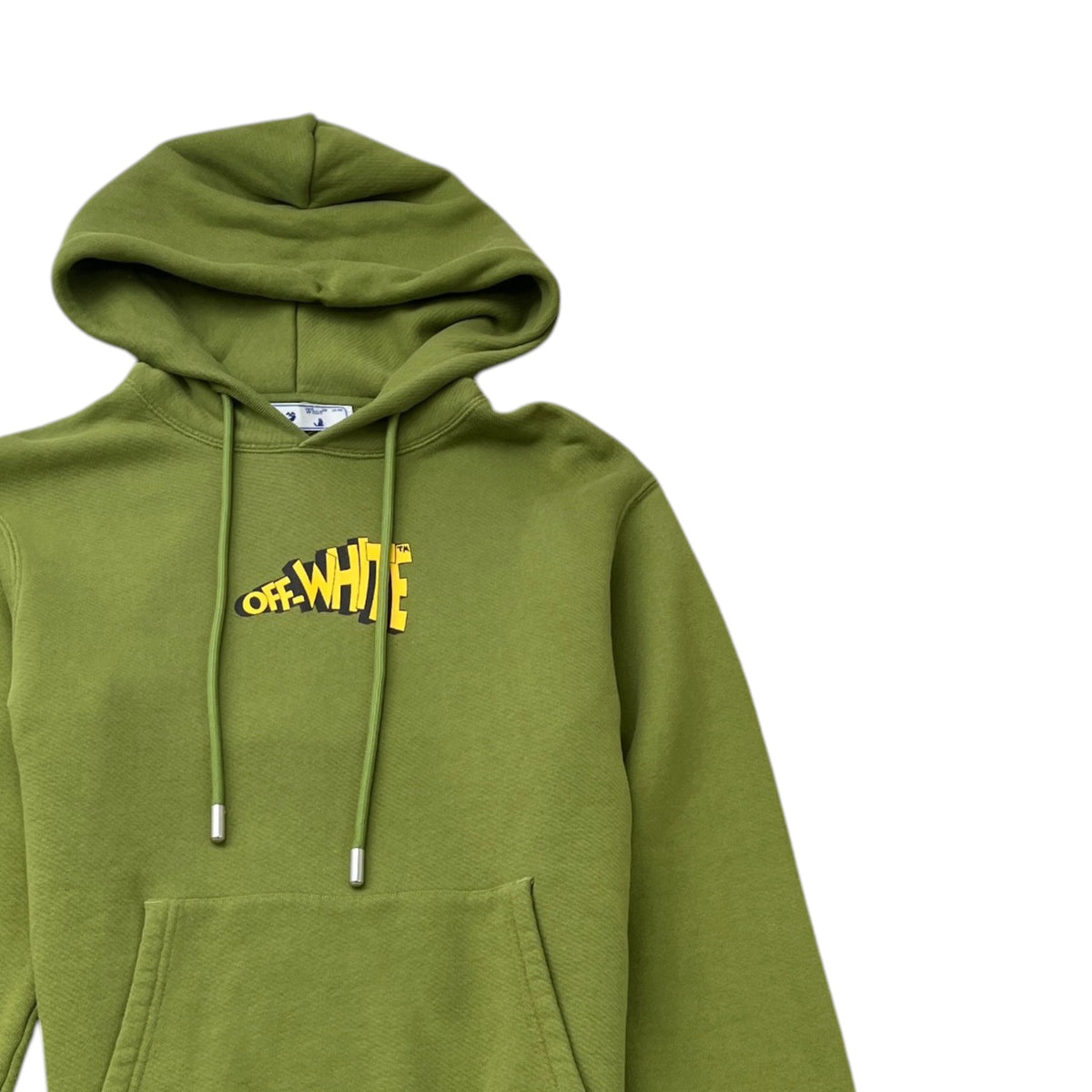 Men's Cartoon Arrows Logo Hoodie Green Size S - Photo 3