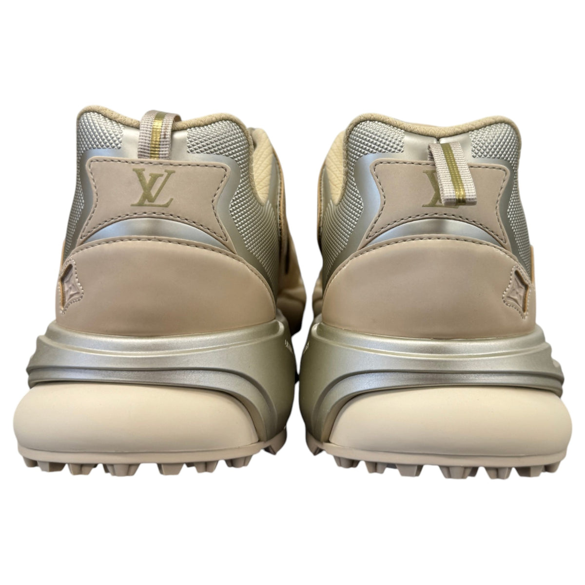 Men's LV Runner Tatic Low Trainers Beige Size UK 10.5 / EU 44.5 - Photo 7