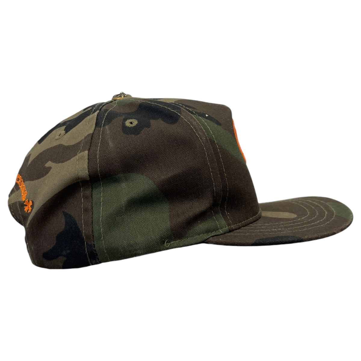 Men's Embroidered Logo Camo Cap Khaki - Photo 5