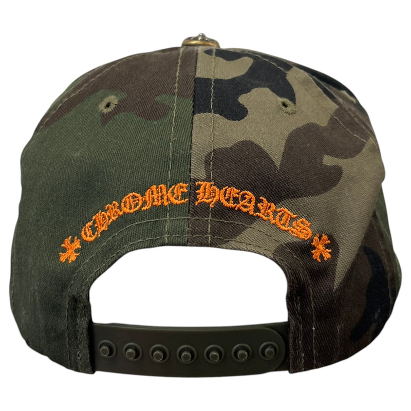 Men's Embroidered Logo Camo Cap Khaki